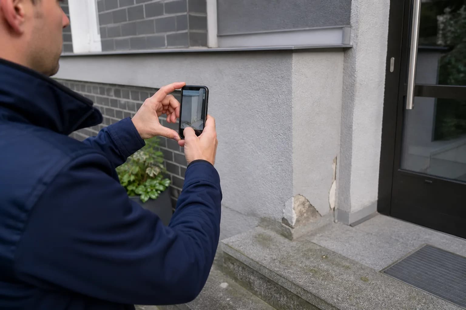 Dokumentierter Gebäudeschaden
